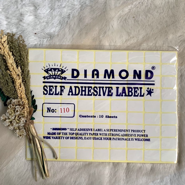 Jual Label 110 Sticker (810 label) 2,1 x 1,7 cm / Label Stiker Tag Nama ...
