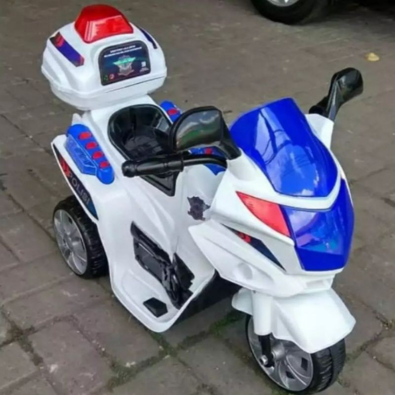 Jual Motor Anak / Motor Aki Tornado Motif Polisi | Shopee Indonesia