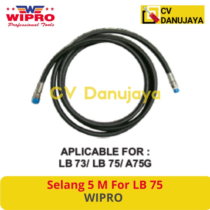 Jual SELANG Air Lubricator Grease Hose 5 M for LB 75 73 A75G WIPRO SPG ...