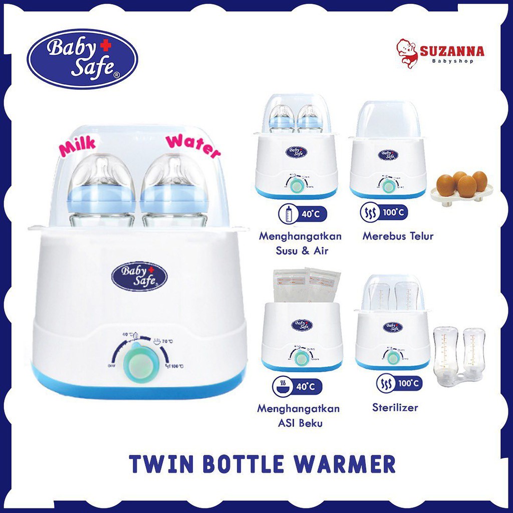 Review baby safe store twin bottle warmer