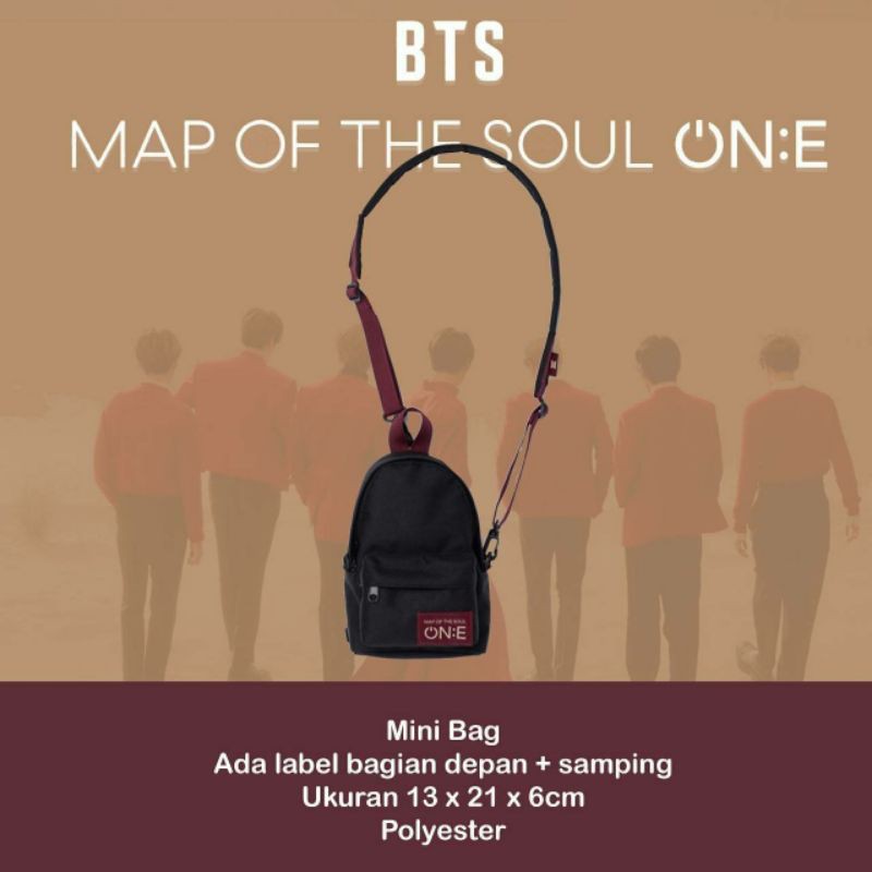 Jual READY BTS MINIBAG MAP OF THE SOUL ONE MINI BAG BTS TAS BTS Shopee Indonesia