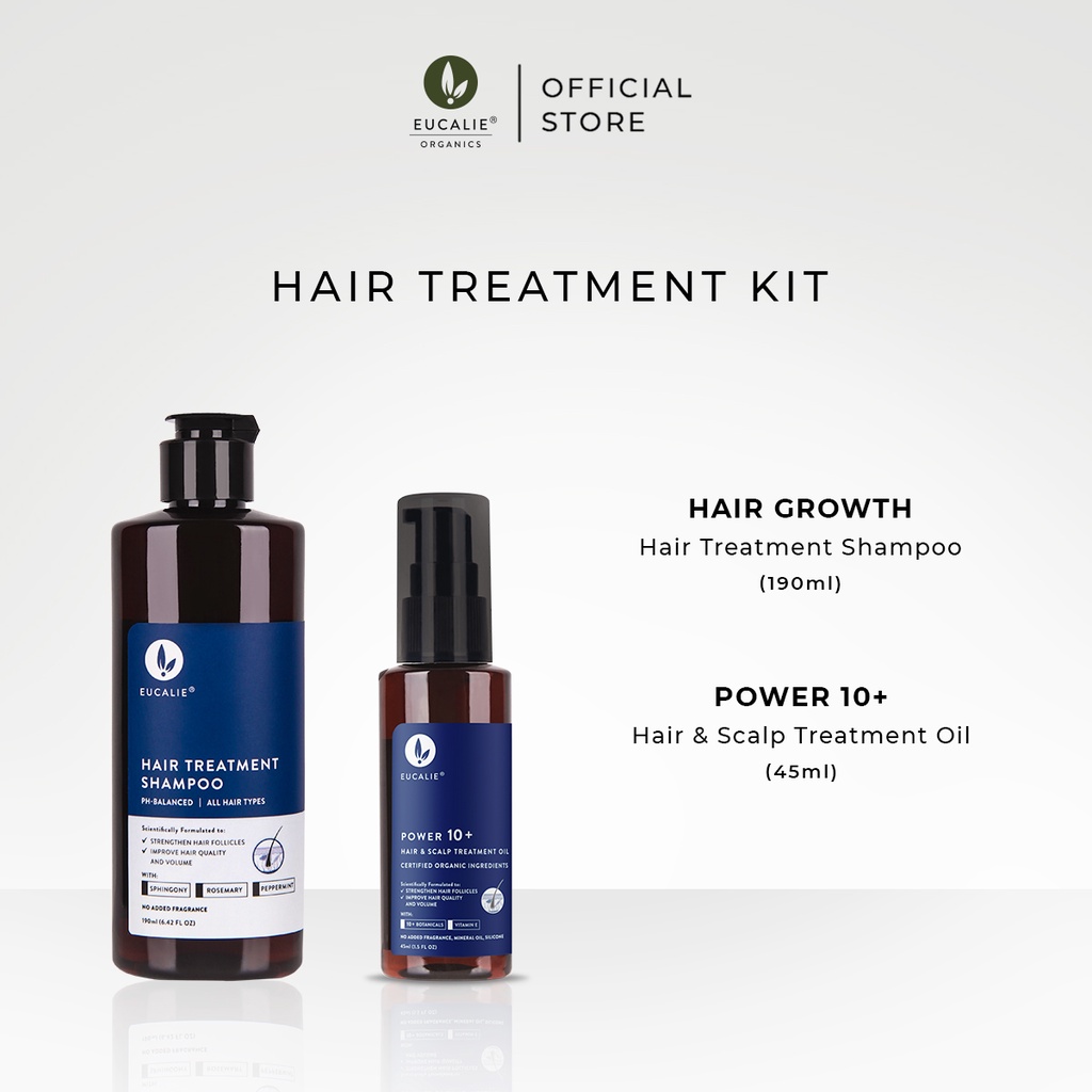 Jual Eucalie Paket Hair Treatment Hair Oil + Shampoo Shopee Indonesia