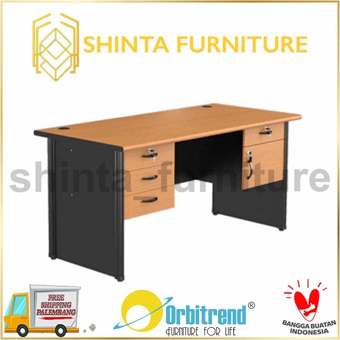 Jual Meja Kerja/ Meja Tulis Kantor/ Office Table 1 Biro Orbitrend CST ...