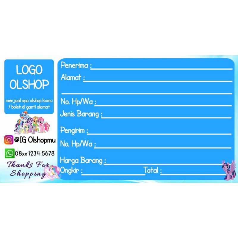 Jual stiker label pengiriman kode 15 | Shopee Indonesia