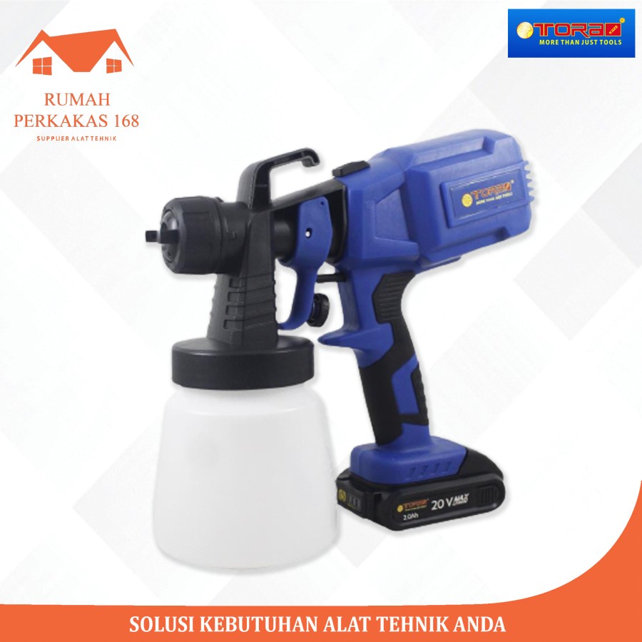 Jual Portable Spray Gun Elektrik Cordless Tora Volt Shopee Indonesia