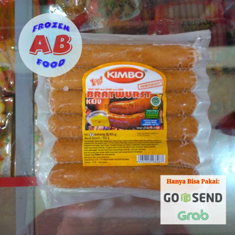 Jual Kimbo Bratwurst Keju Batang Gram Kimbo Sosis Sapi Keju Gram Sosis Sapi Ayam Keju