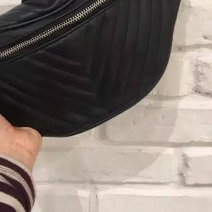Sale tas pinggang stradivarius quilted belt bag chevron waist bag stradivarius bum bag fanny pack
