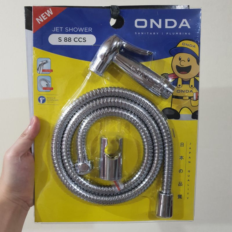Jual JET SHOWER SHOWER TOILET MERK ONDA WARNA CHROME TIPE S88CCS