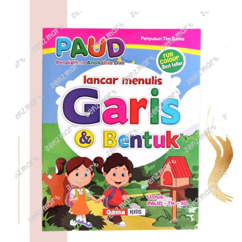 Jual Lancar Menulis Garis Dan Bentuk Untuk Anak PAUD/TK/SD (Full Colour ...