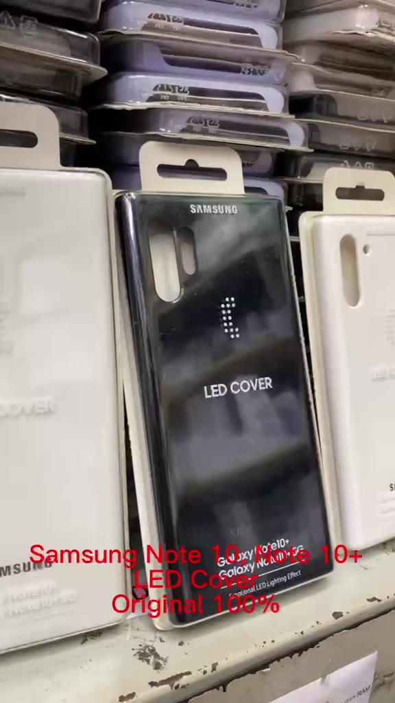 Jual Samsung Note 10 Plus Note 10+ Original LED Cover Lighting Effect ...