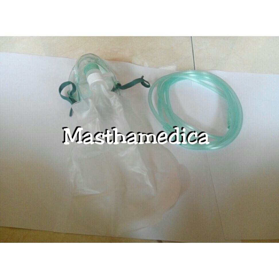 Jual Masker Oksigen Sungkup O2 HiOxy Mask Non Rebreathing Bayi Neonatus ...