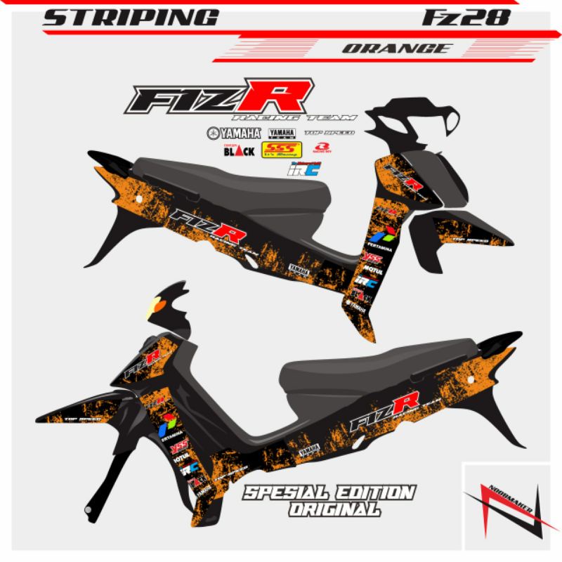 Jual FZ 28 DECAL STICKER YAMAHA FIZ R | Shopee Indonesia