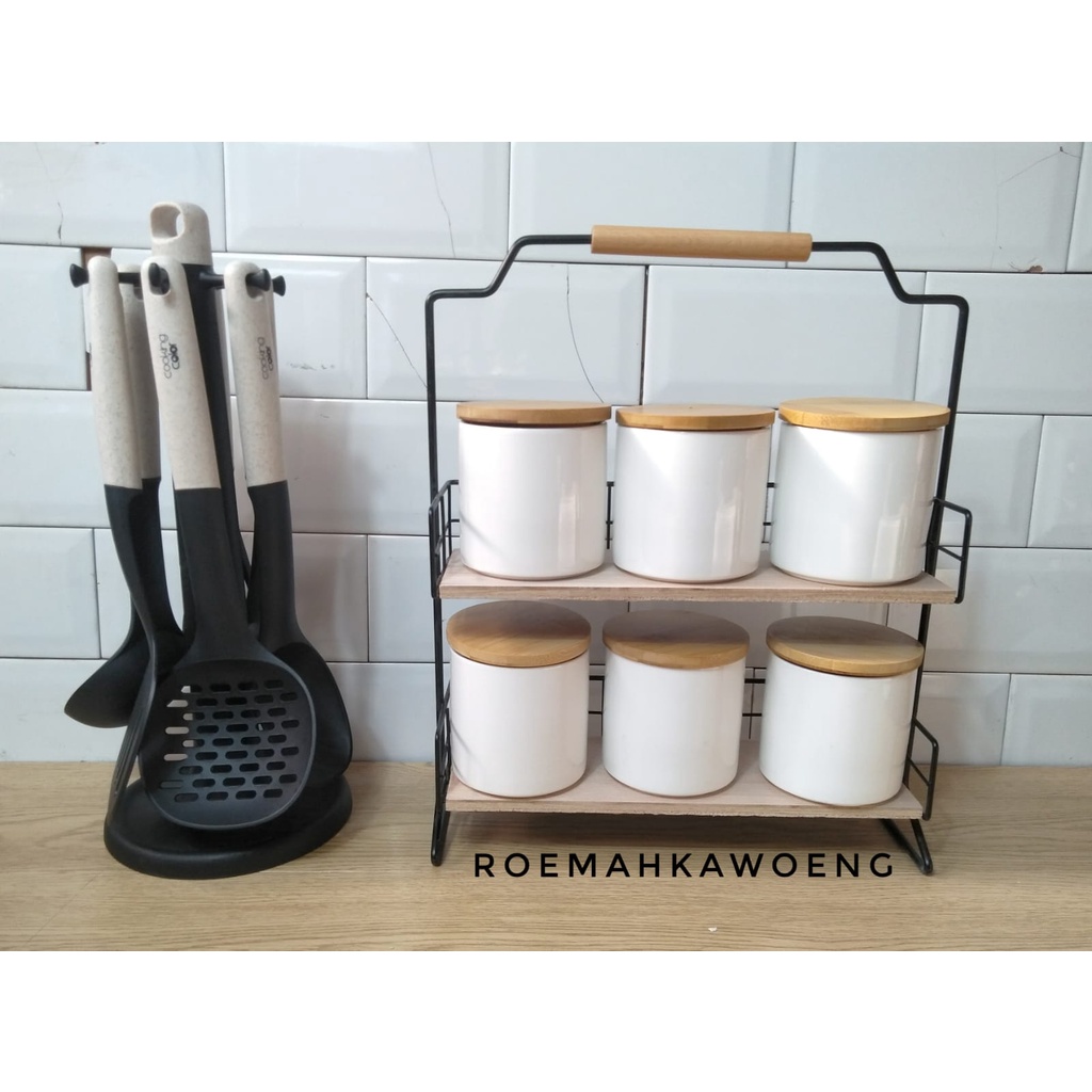 Jual Rak Bumbu Dapur Aesthetic Shopee Indonesia