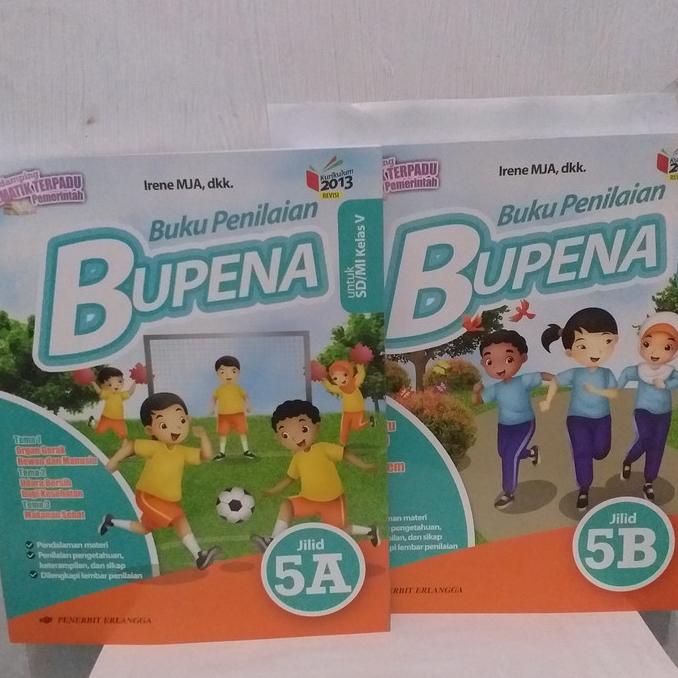 Jual Buku Paket Buku Penilaian Bupena kelas 5A dan 5B K13 Erlangga ...