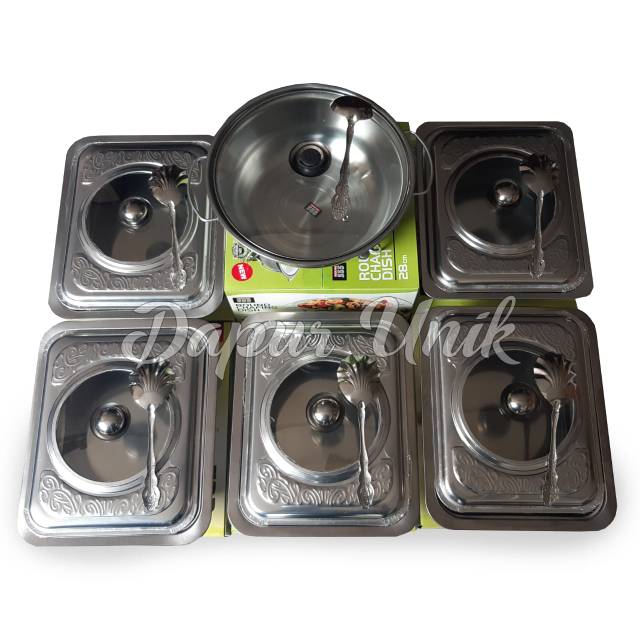 Jual DAPUR UNIK PRASMANAN WADAH SAJI SET TUTUP BATIK 5/1 HOCKWAY 555 ...