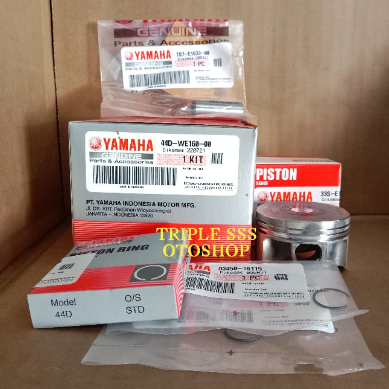 Jual PISTON KIT ORIGINAL YAMAHA XEON 125 KARBU ( BUKAN INJEKSI) Os STD (44D) Shopee Indonesia