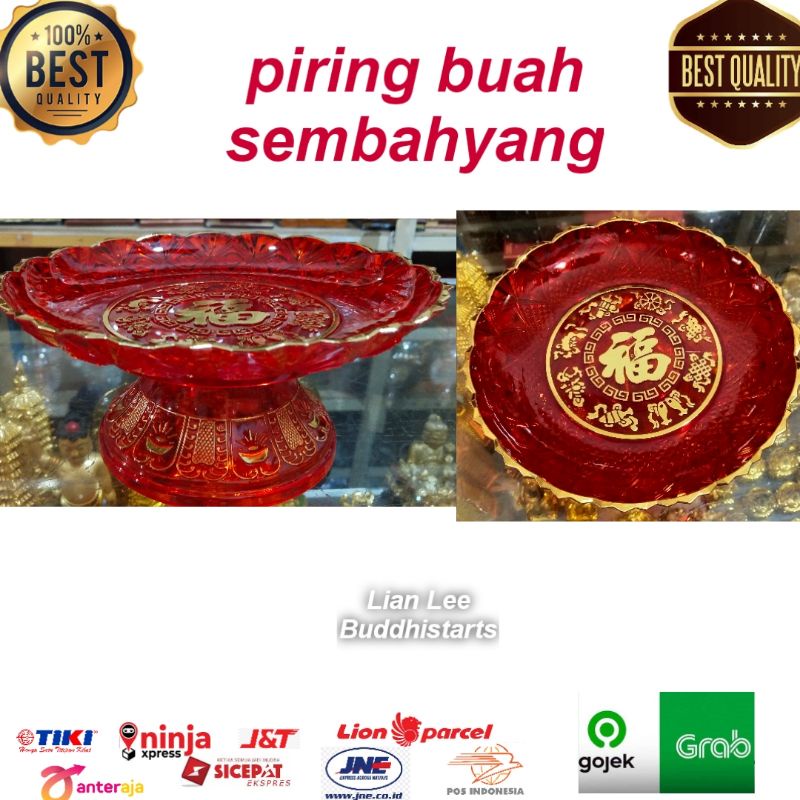 Jual Piring Buah Sembahyang Merah Melamin Shopee Indonesia