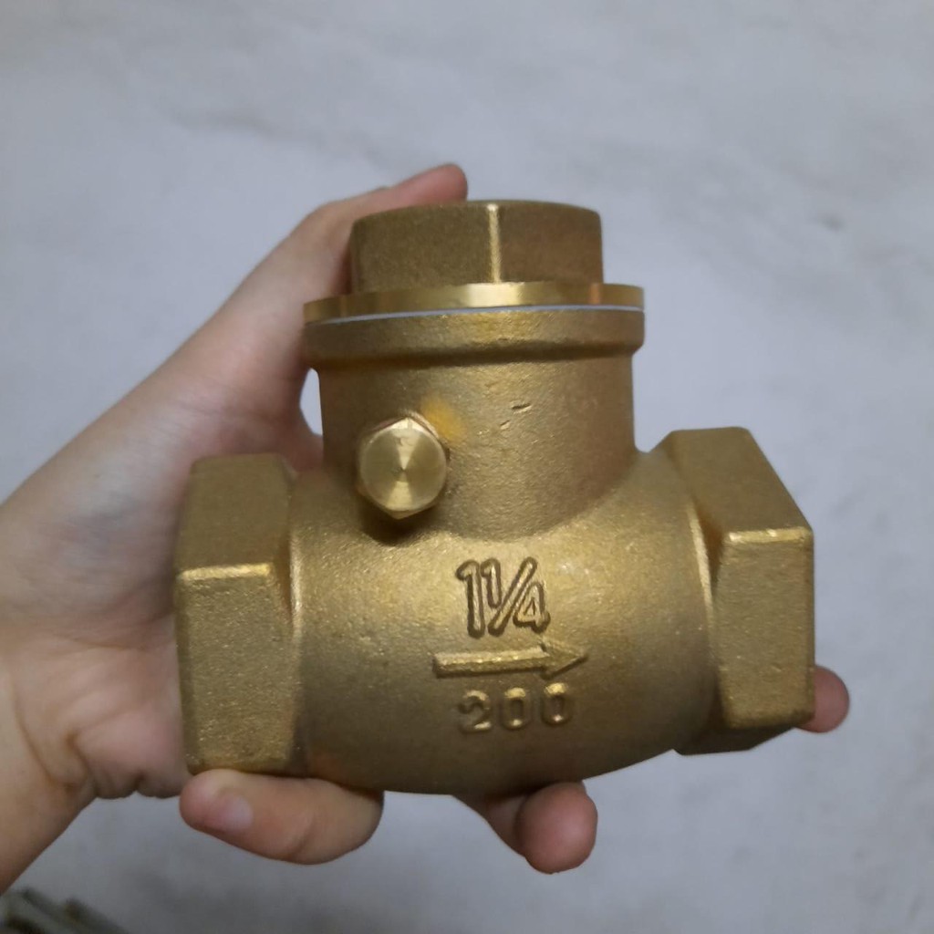 Jual Check Valve Klep Tabok Uk Inch Dim Kuningan Onda Brass