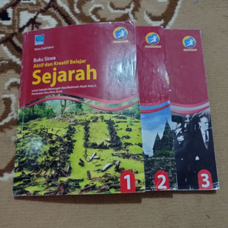 Jual buku bekas kurikulum 2013 edisi revisi SEJARAH KELAS 1,2&3 SMA ...