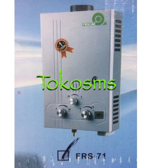 Jual HeaterWater Water Heater Gas Frisone Frs 71, Model Paloma