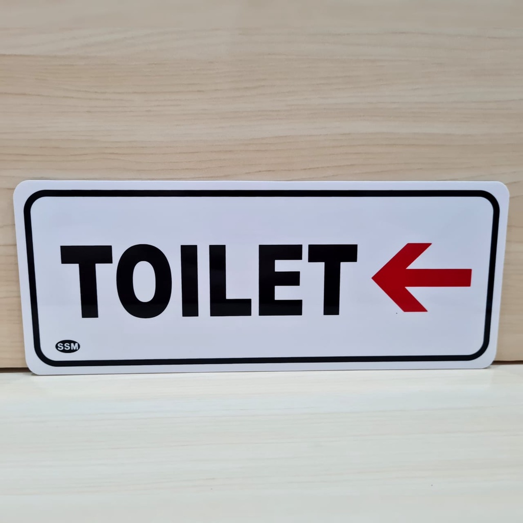 Jual Sign Label Akrilik BESAR TOILET KIRI | Shopee Indonesia