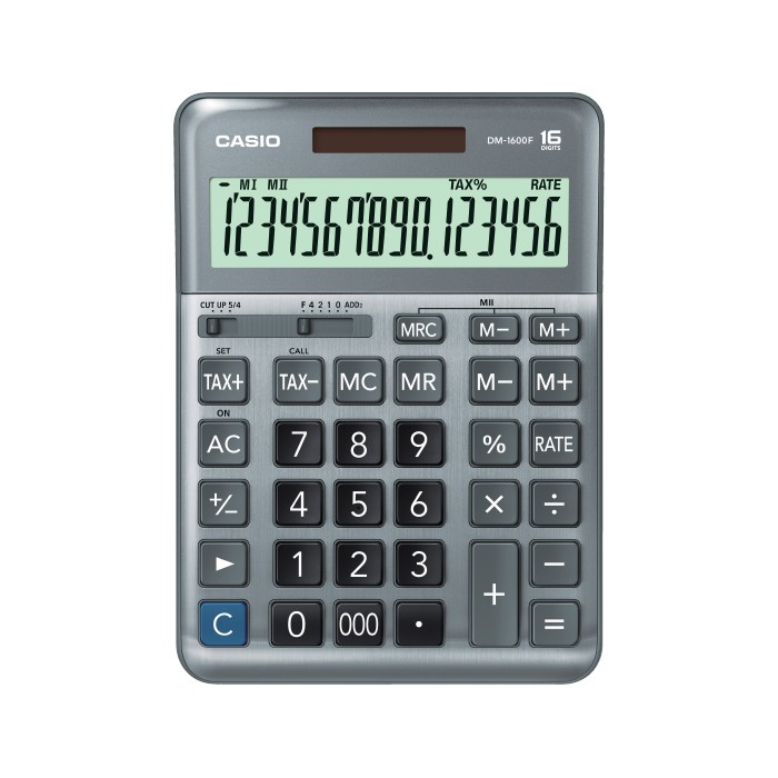 CASIO  KALKULATOR DM-1600F - Kalkulator Kantor - 16 digit (2)