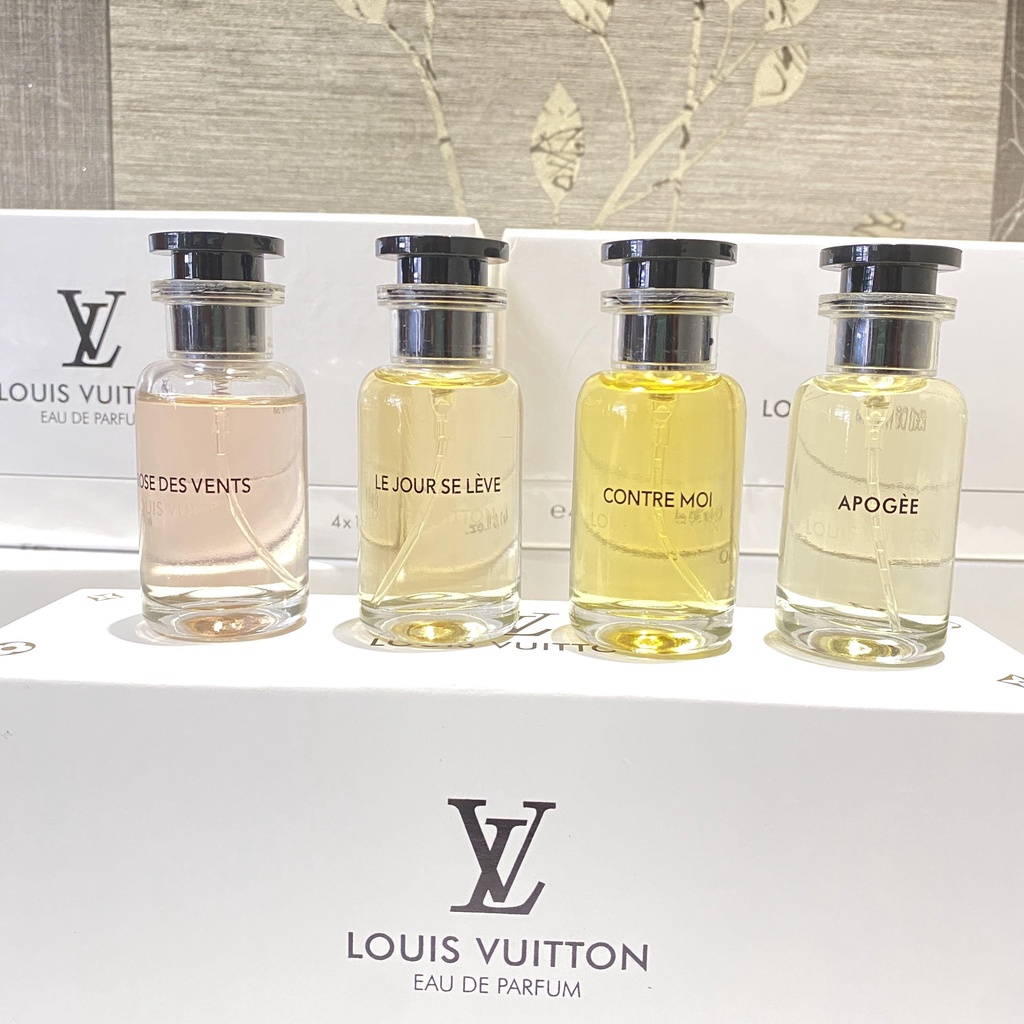 LOUIS VUITTON EAU DE PARFUM LOT VIALS CONTRE MOI,LE JOUR SE LEVE,LE JOUR SE  LEVE