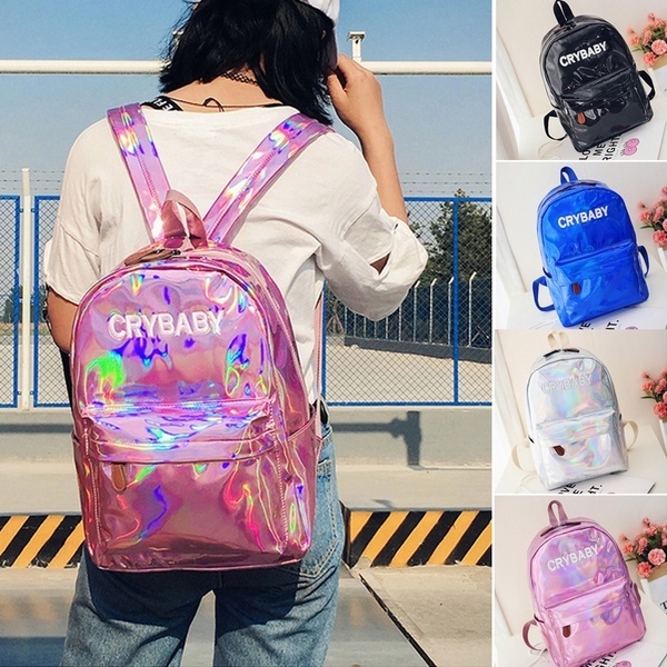 Holographic crybaby backpack online