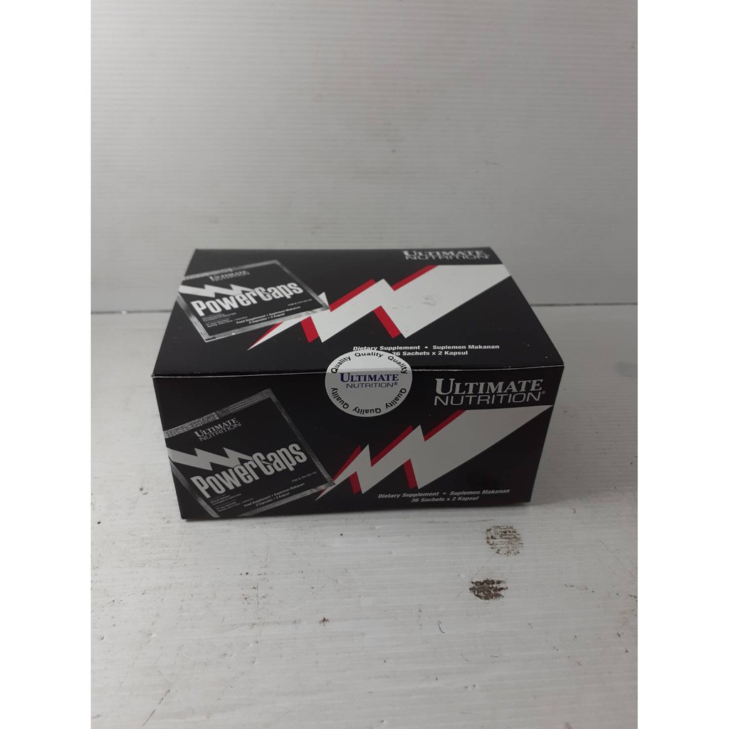Jual Power Caps Box 72 Capsule Caps 36 Sachet Preworkout Ultimate ...