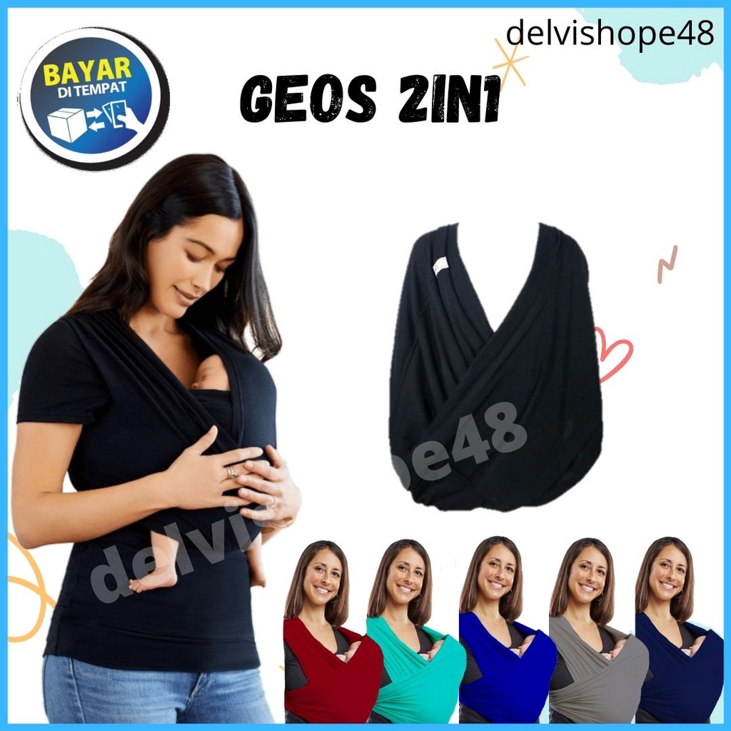 Jual gendongan bayi depan gendongan bayi 2in1 geos gendongan bayi