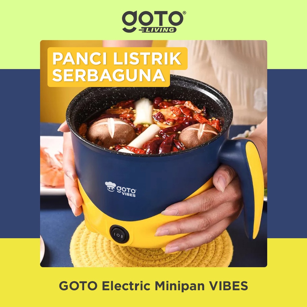 Jual Goto Vibes Electric Pan Panci Listrik Elektrik Serbaguna