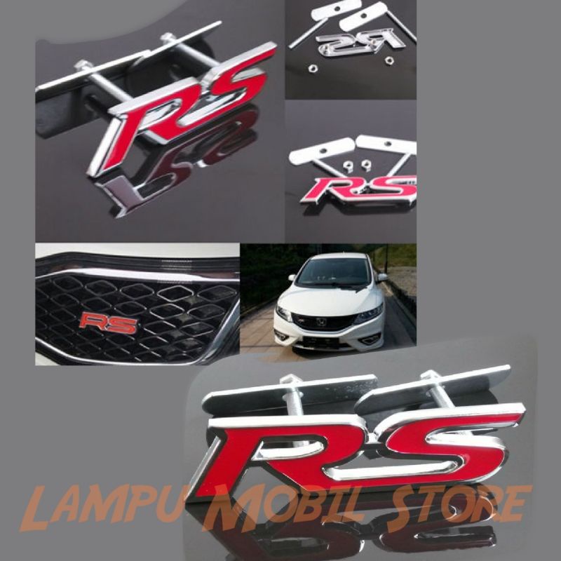 Jual Emblem Grill Besi Logo Rs Varian Mobil Honda Shopee Indonesia