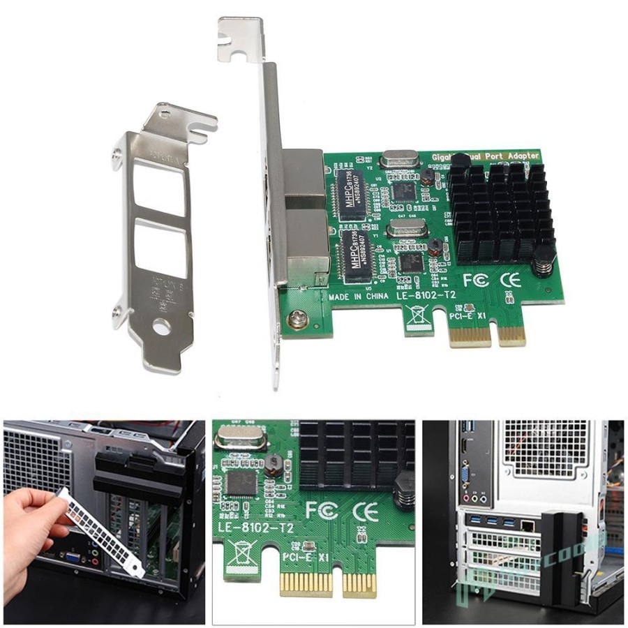 Jual Pci E Lan Card Gigabit Port Pci Express Lan Card Gigabit Dual