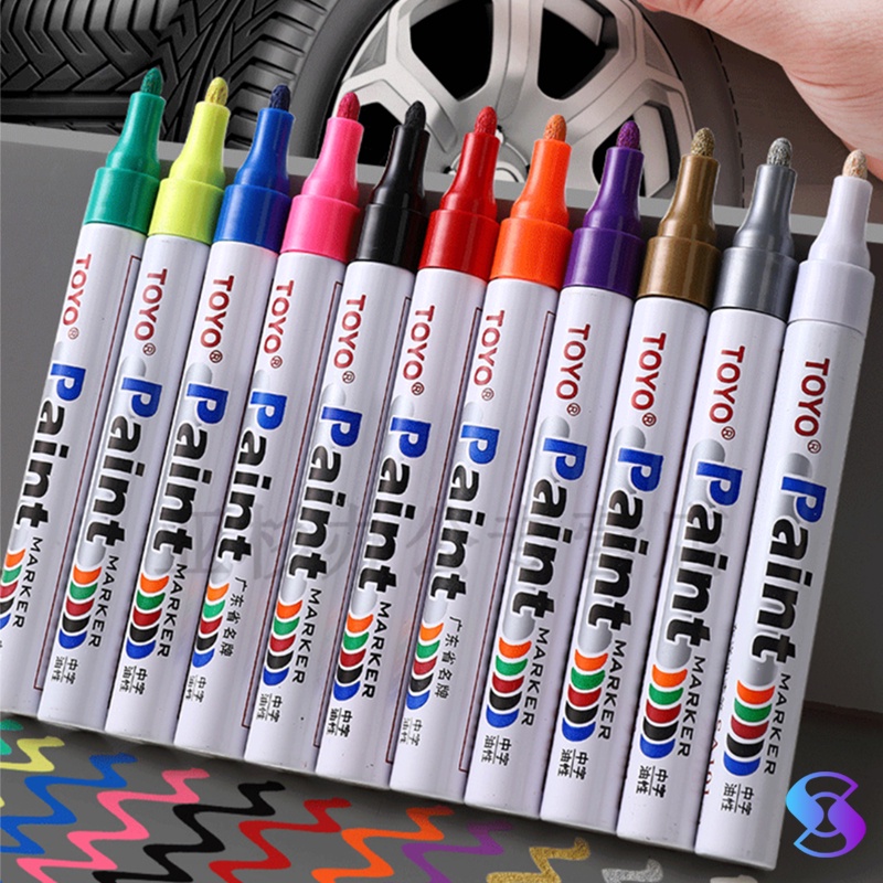 Jual Spidol ban paint marker mobil motor /Permanent Marker TOYO ...
