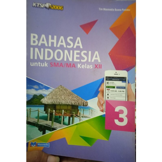 Jual Buku BAHASA INDONESIA KELAS 3 SMA PENERBIT MASMEDIA KTSP2006 ...