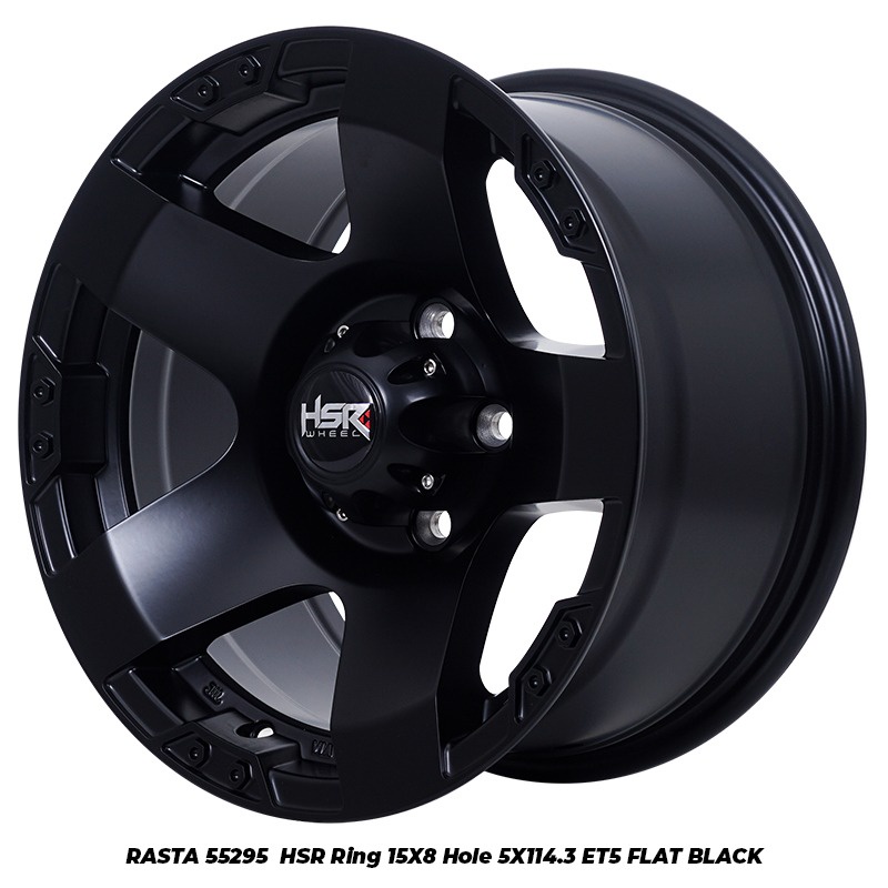 Jual velg offroad RASTA HSR Ring 15X8 Hole 5X114,3 ET5 SMB | Shopee ...