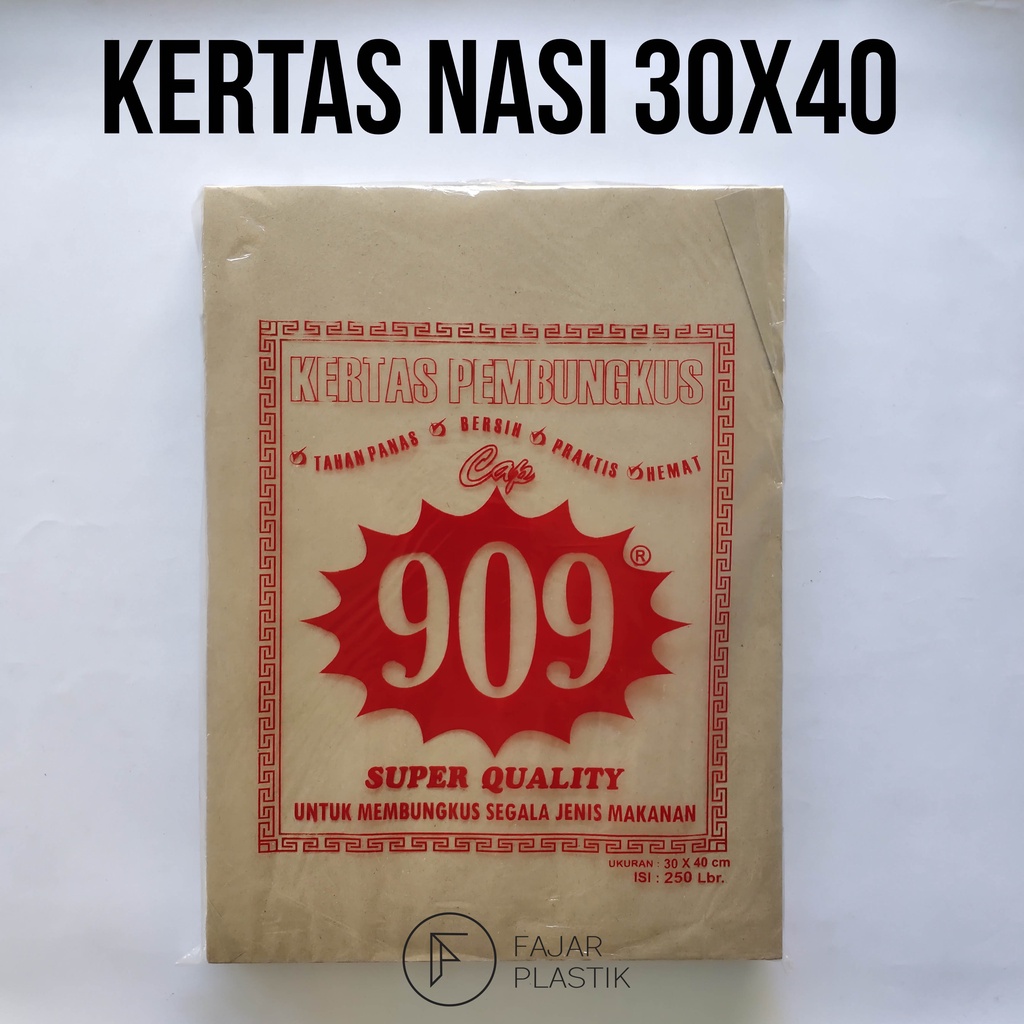 Jual Kertas Nasikertas Nasi Coklatkertas Nasi Wartegbungkus Nasikertas Nasi Merk 909 Ukuran 9437