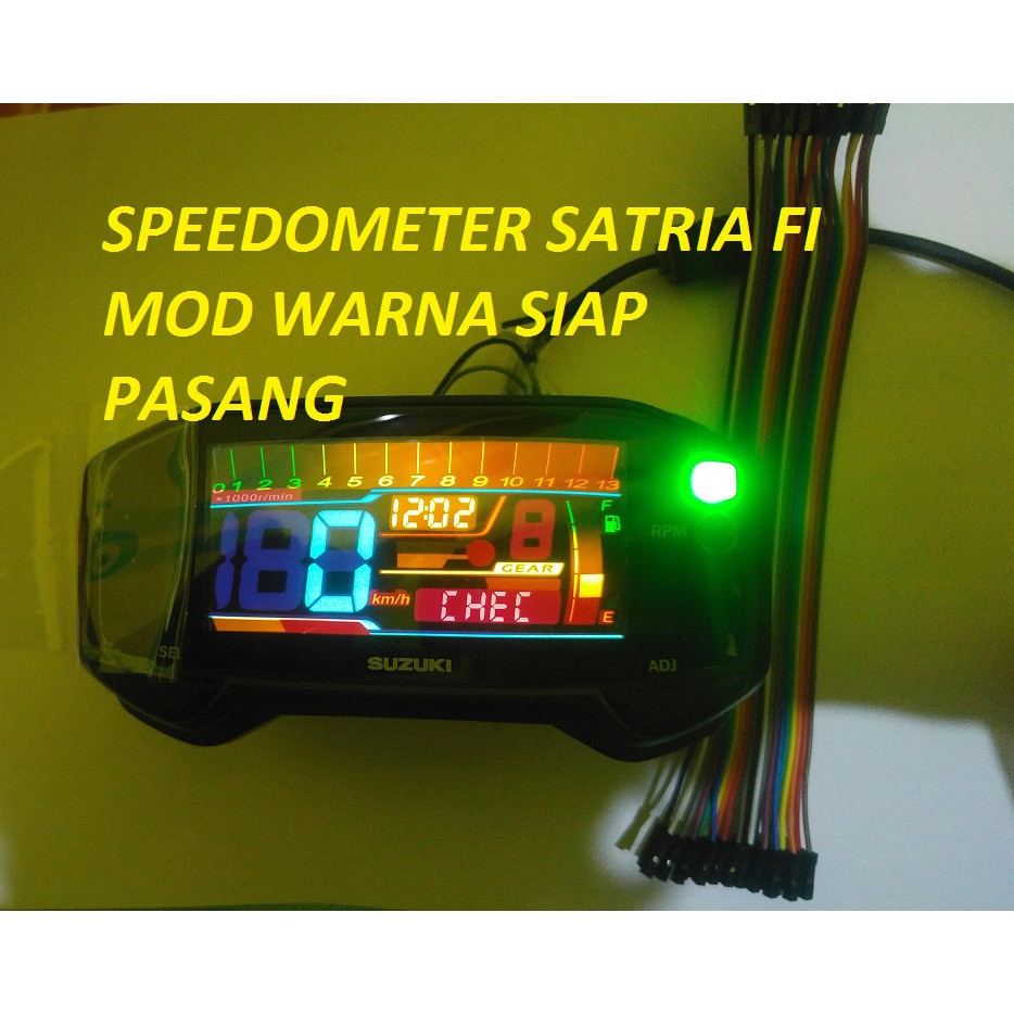Jual SPEEDOMETER SATRIA FI INJEKSI MODIF WARNA PELANGI SIAP PASANG ...