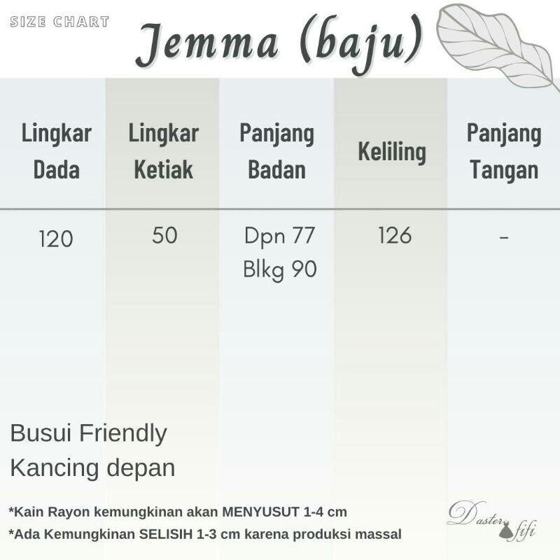 Jual JEMMA by DASTER FIFI | Shopee Indonesia
