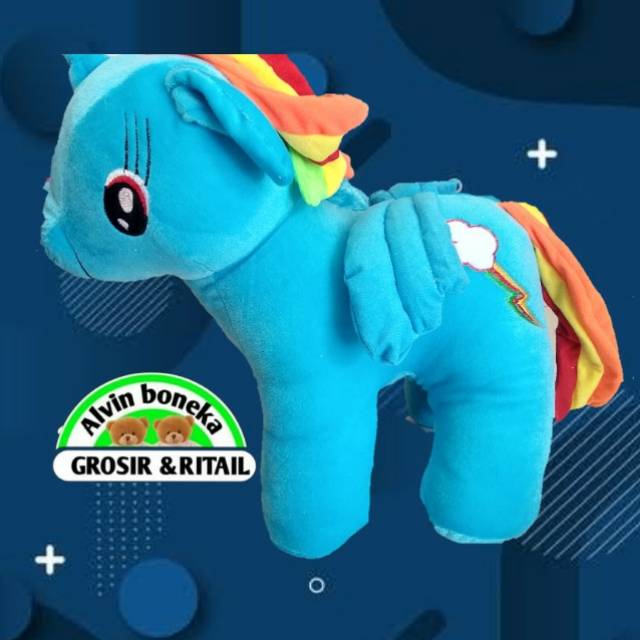 Jual Boneka kuda pony/little pony ukuran 80 cm | Shopee Indonesia