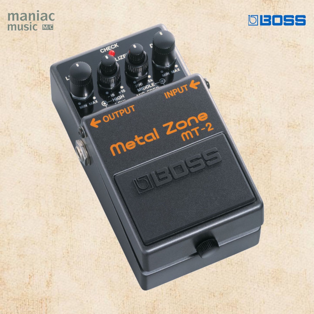 Jual Boss MT2 Metal Zone. Dual Gain. Distorsi Legend. Pedal Efek