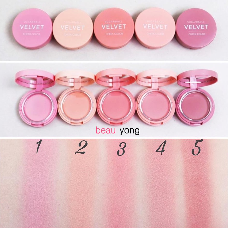 Jual ARITAUM Sugarball Velvet Cheek Color | Shopee Indonesia