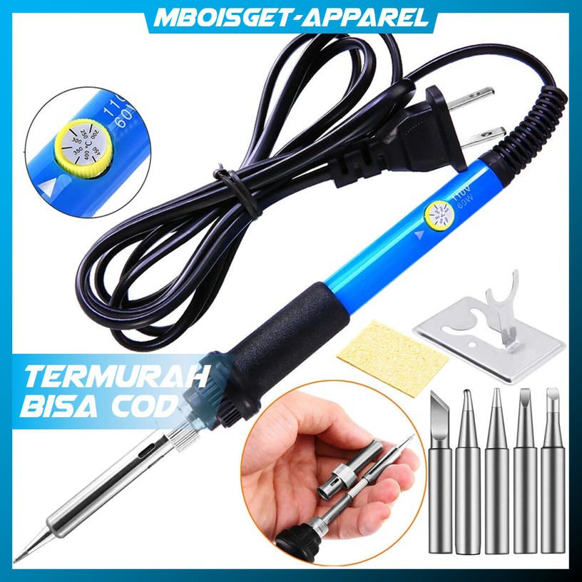 Jual MBOISGET Taffware Solder Iron Adjustable Fast Heating