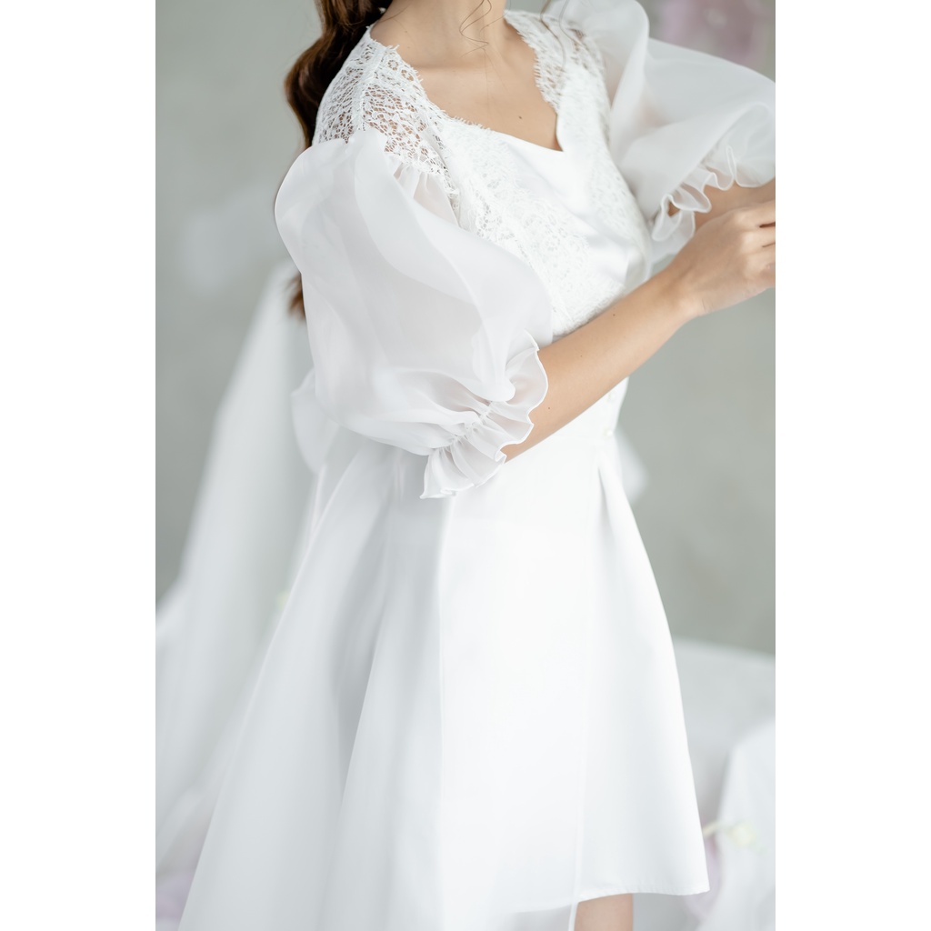 Jual Clea Ribbon Robe FAE Collection Kimono Pengantin Bride Robe