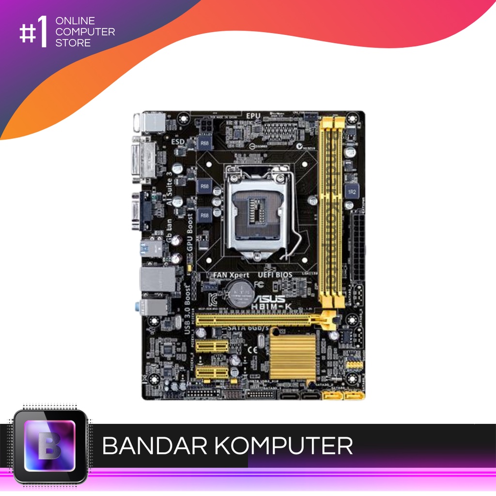 Jual MOTHERBOARD ASUS H81M K Pi Shopee Indonesia