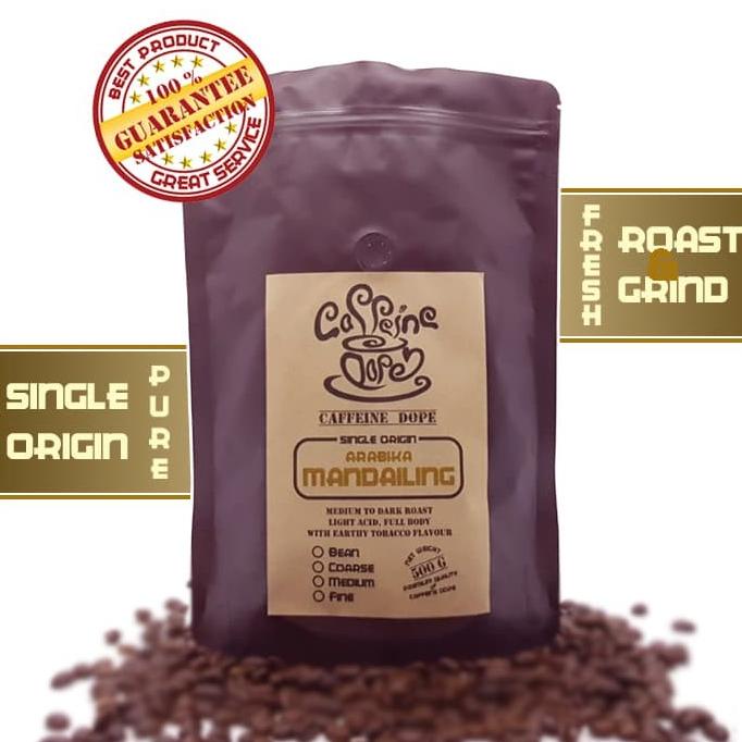 Jual Kopi Arabika Mandailing Gr Single Origin Bean Biji Ground Bubuk Shopee Indonesia