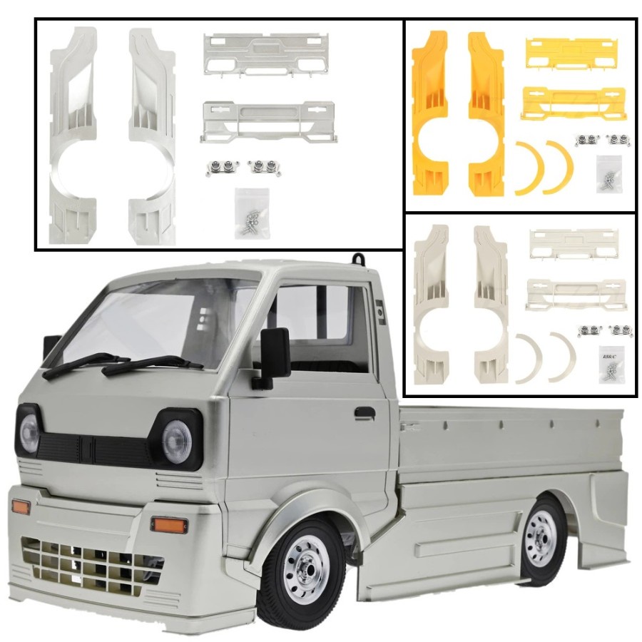 Jual WPL D12 D24 Wide Body Large Surrounding Cover Shell Assembly RC ...