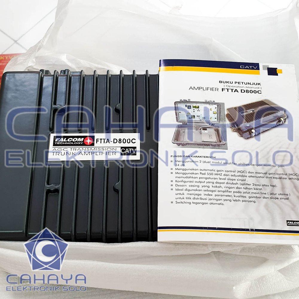 Jual Falcom Boster FTTA D800C AGC Outdoor CATV Amplifier 2 Output ...