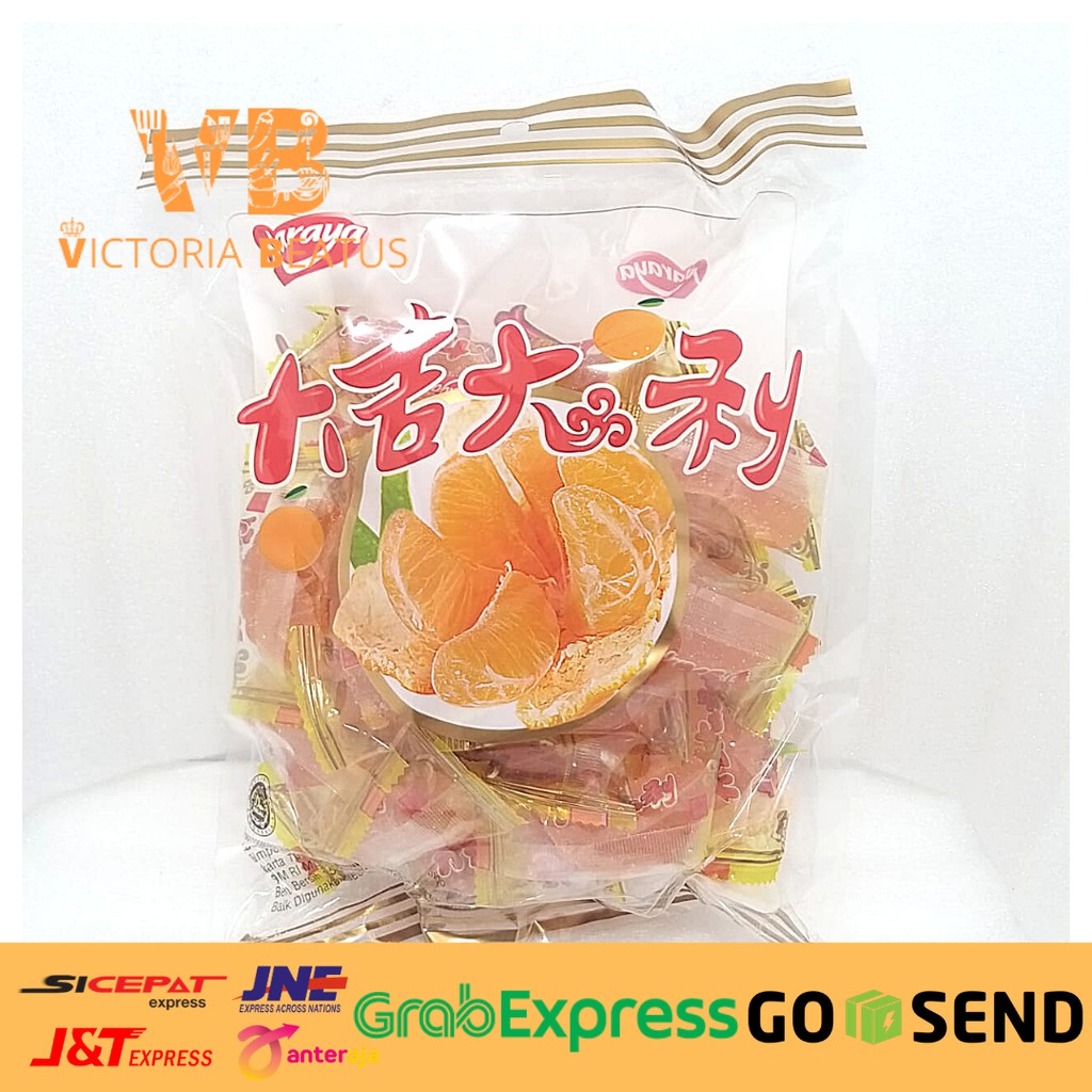 Jual Naraya Permen Lunak Rasa Jeruk 500G/JELI JERUK | Shopee Indonesia