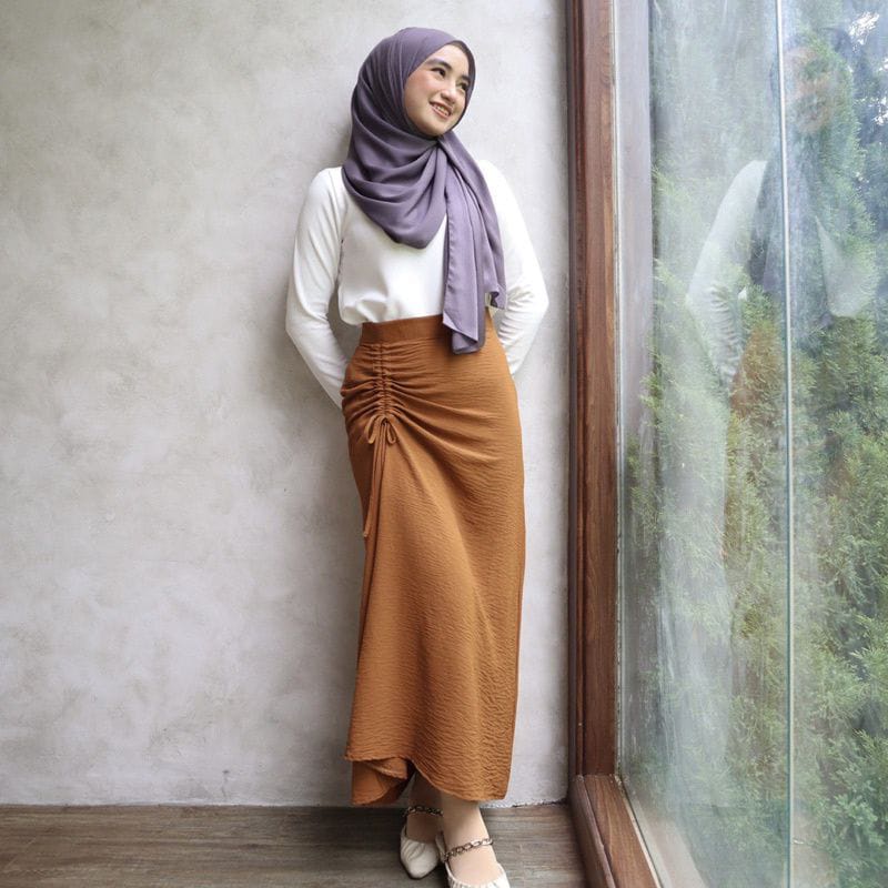 Jual ROK SERUT CRINKLE KOREAN STYLE / ROK SKIRT CRINKLE AIRFLOWY NEW ...
